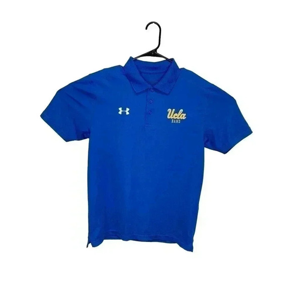 Under Armour Other - UCLA BAND Bruin Under Armour Medium M Blue Gold Polo Shirt University Of Calif
